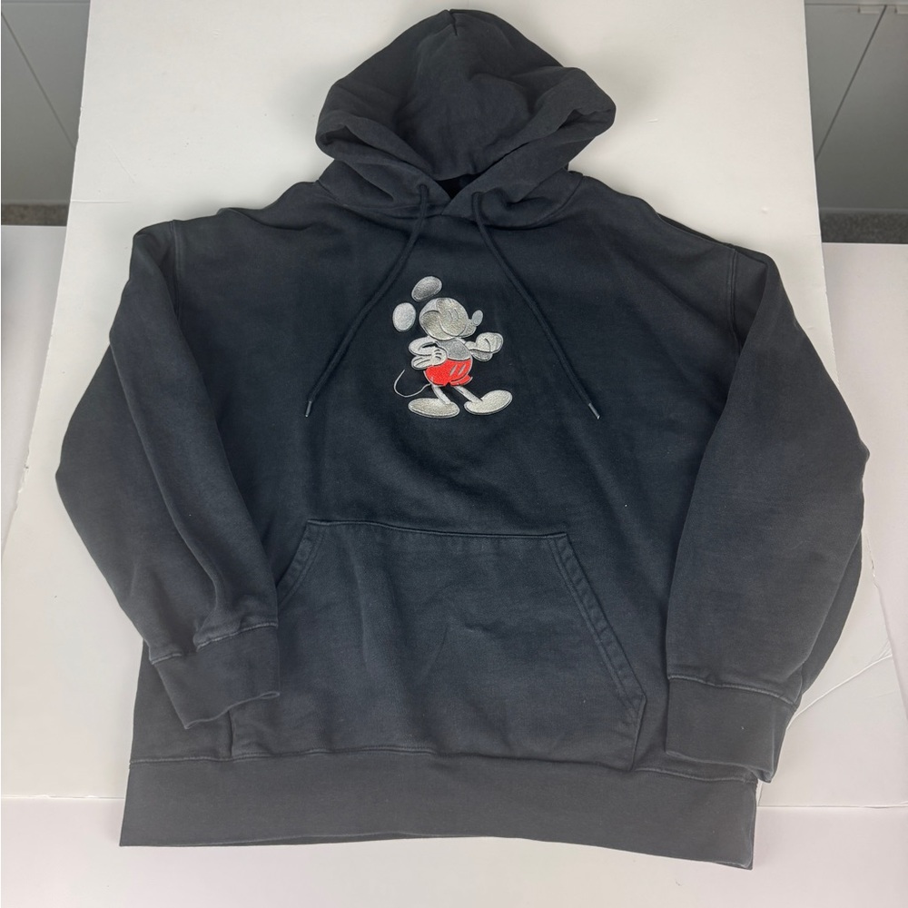 Disney Black Hoodie with Mickey Mouse Design
